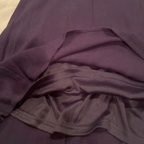 Altar’d State Navy MIDI Dress Crocheted Sleeves Size Large Bell Sleeves - Picture 13 of 13